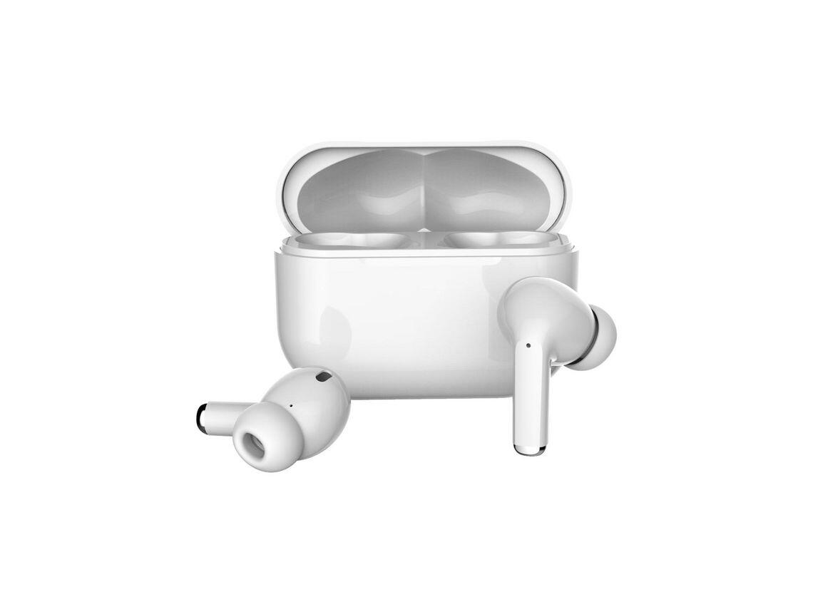 Auriculares Bluetooth Daewoo con estuche de carga, blancos 3/3