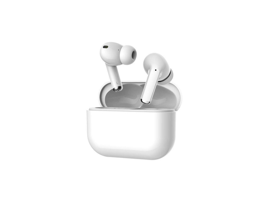 Auriculares Bluetooth Daewoo con estuche de carga, blancos 2/3