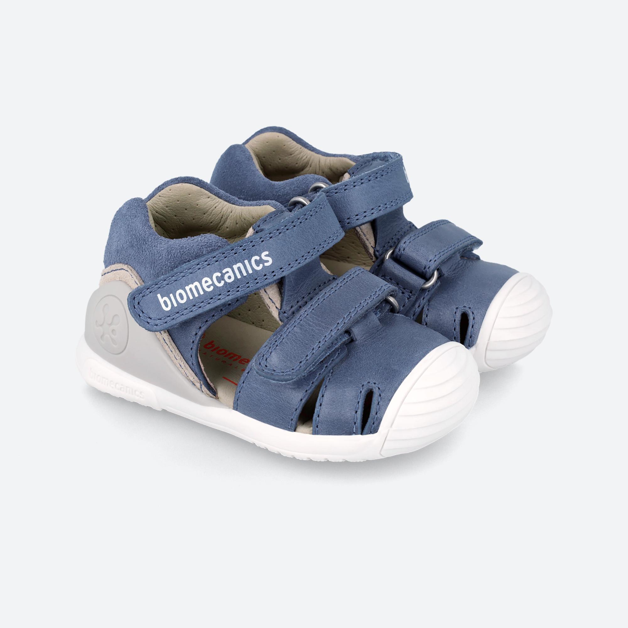 Sandalias Cerradas Niños Biomecanics 242126A Azules Cierre Adherente 2/6