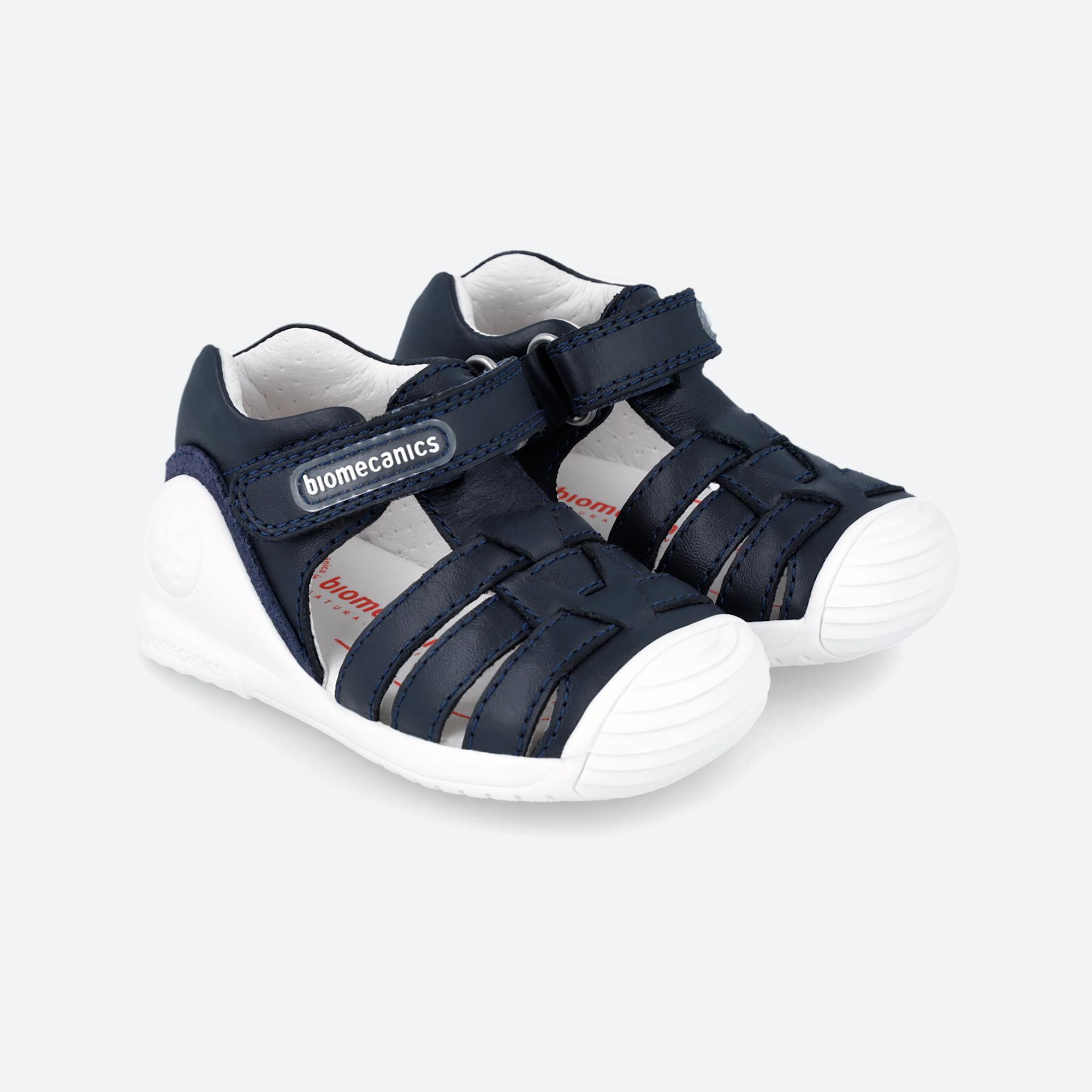 Sandalias Cerradas Niños Biomecanics 232145E Azul marino Cierre Adherente 2/6