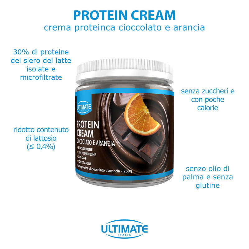 Alimento - PROTEIN CREAM CIOCCOLATO E ARANCIA 250g 4/7