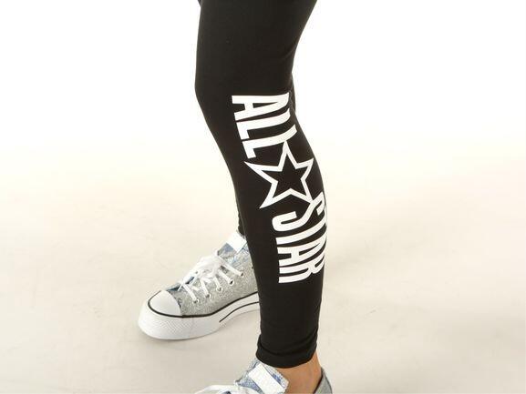 Leggings donna all star nero 3/4