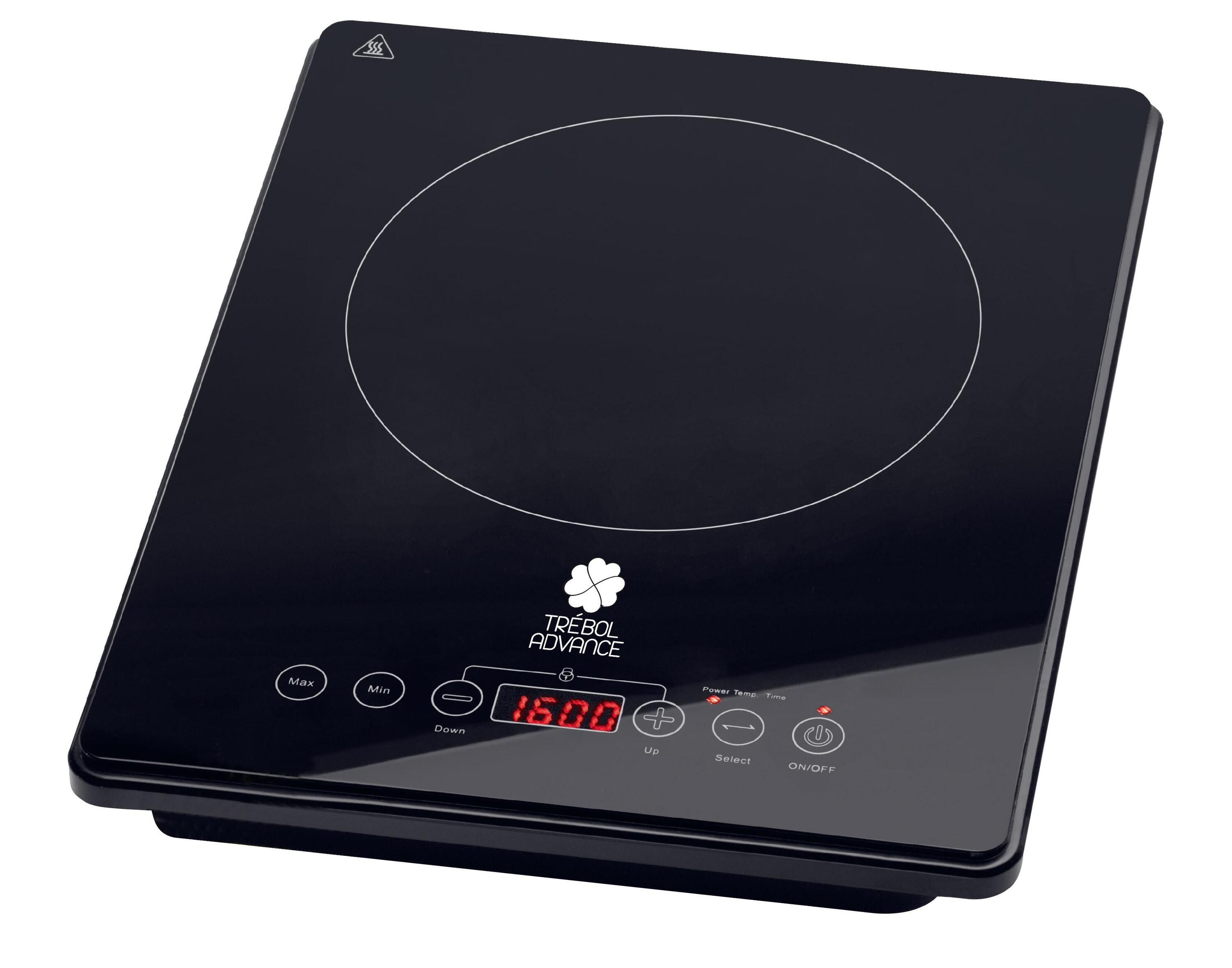Placa de cocinar inducción eléctrica portátil 2000W Cocina Sólo funciona con luz 5/6