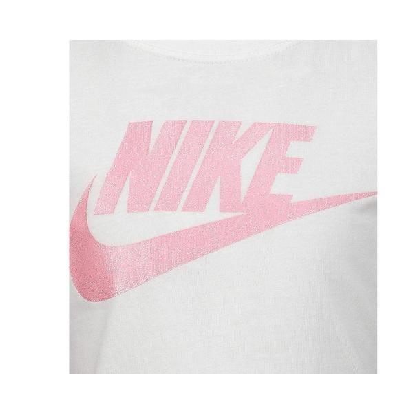 TShirt für Mädchen, Logo, kurzärmlig Kinder Weiß/Pink 3/3
