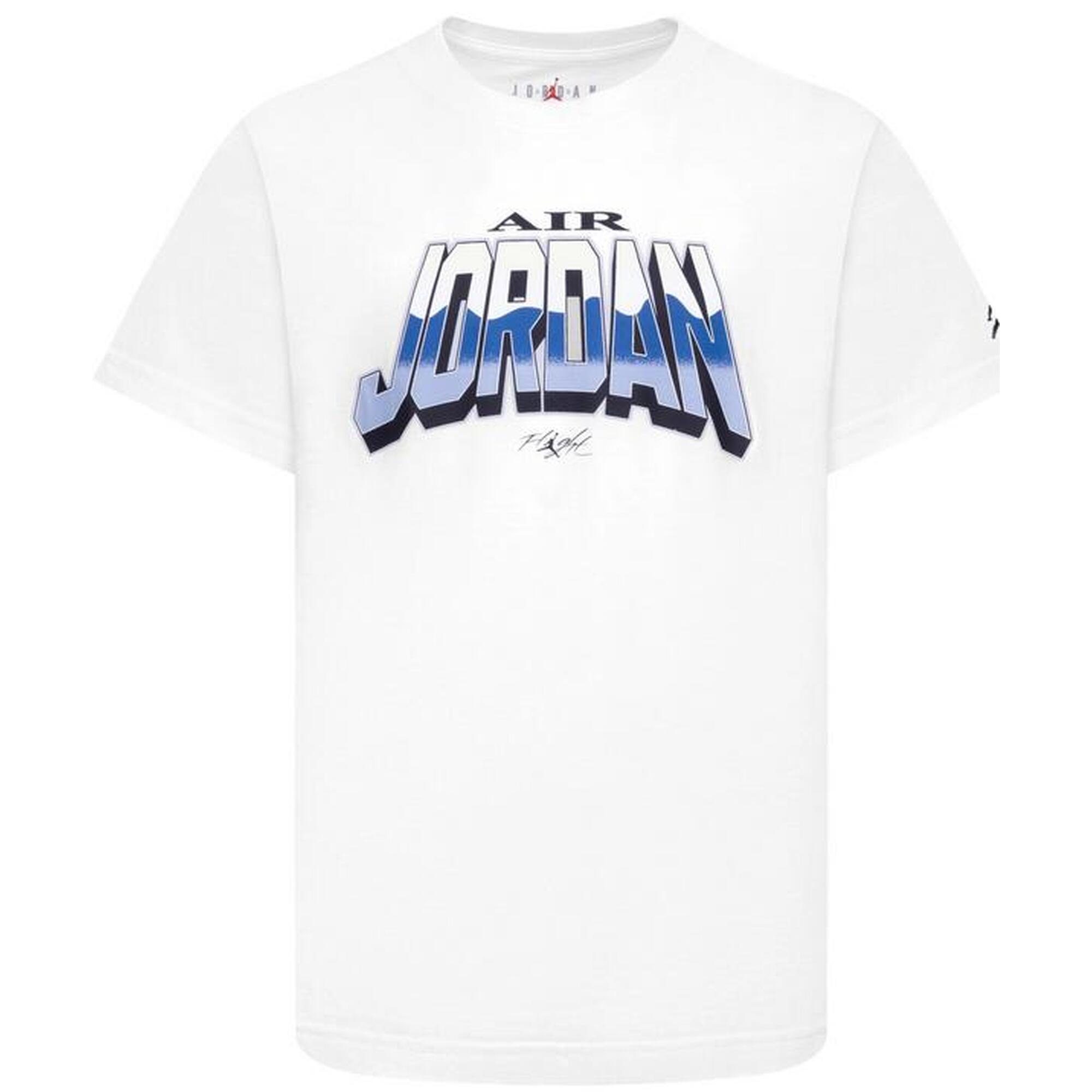 T-shirt ragazzo jordan world - bianco