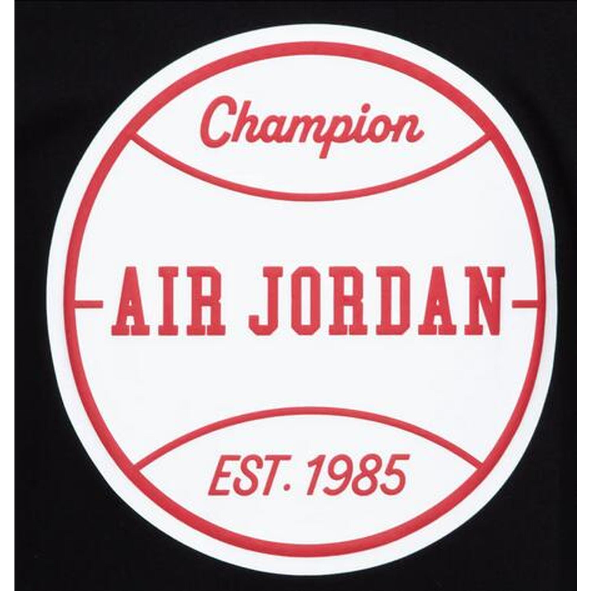 T-shirt ragazzo jordan champion - nero