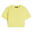 T-shirt slim fit corta in tessuto jersey tinto capo