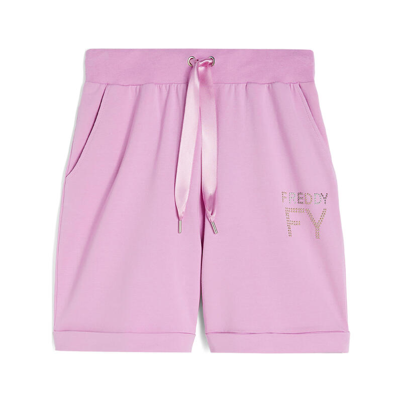 Pantaloncini donna comfort fit in french terry modal
