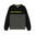 Felpa bambino con maniche raglan e stampa fluo