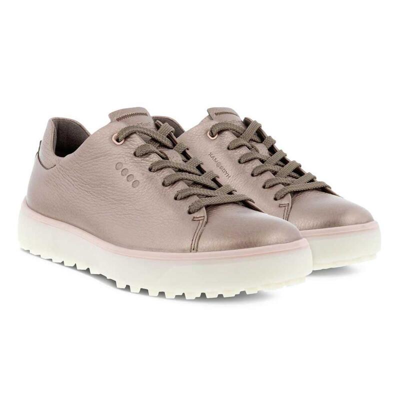 ECCO Tray, Scarpe da Golf da Donna, Pelle Impermeabile, Bronzo