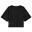 T-shirt court pour femmes en jersey avec imprimé zébré ton sur ton