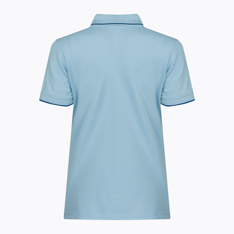 Tricou polo Napapijri E-Nina pentru femei albastru clar M