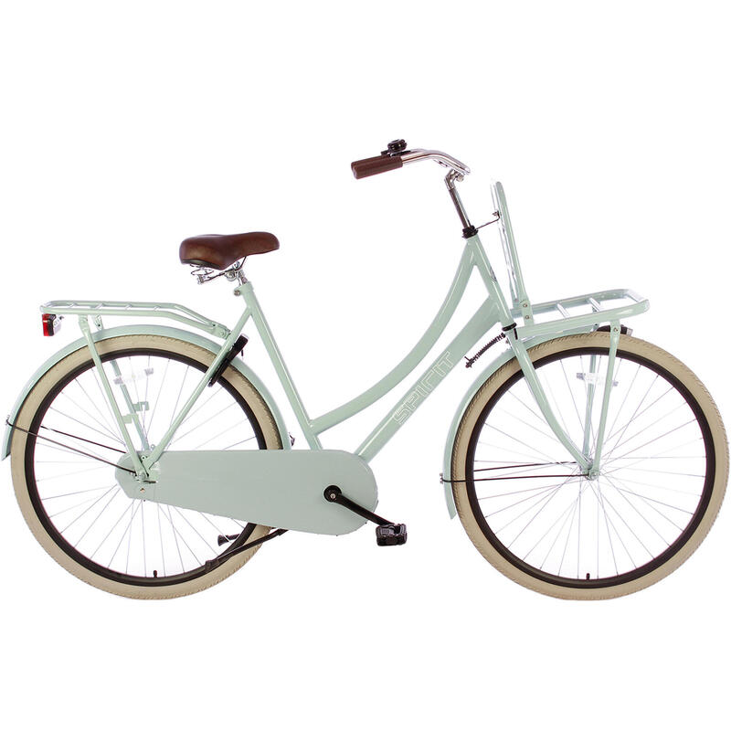 Vélo de transport Spirit en vert, taille 28 pouces pour dames, cadre de 57 cm.
