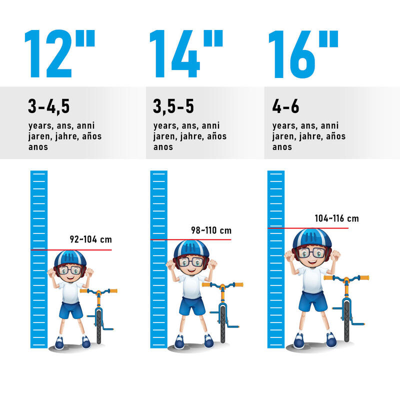 Vélo Enfant 16 Pouces Frozen 5-7 Ans