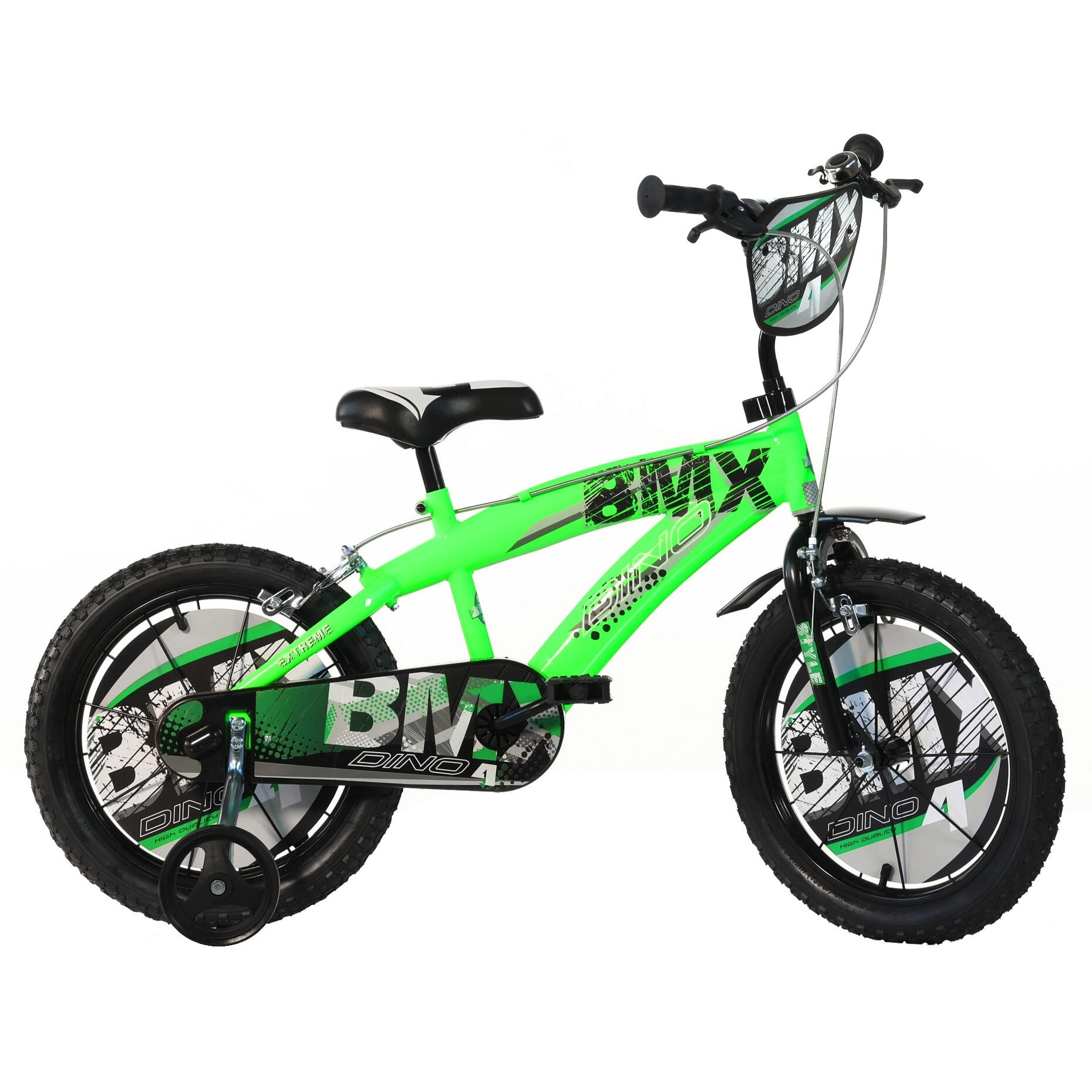 Dino Bikes - Velo Enfant 16 Pouces 5-7 Ans Bmx - Vélo Enfant - Vert - 16" - Decathlon
