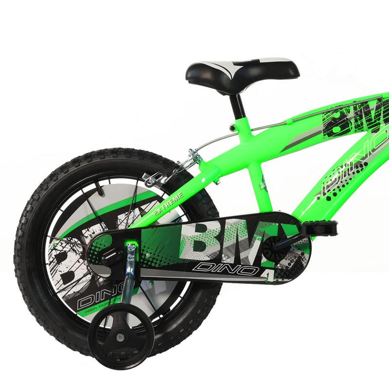 Bicicleta Niños 14 Pulgadas BMX negro 4-6 años