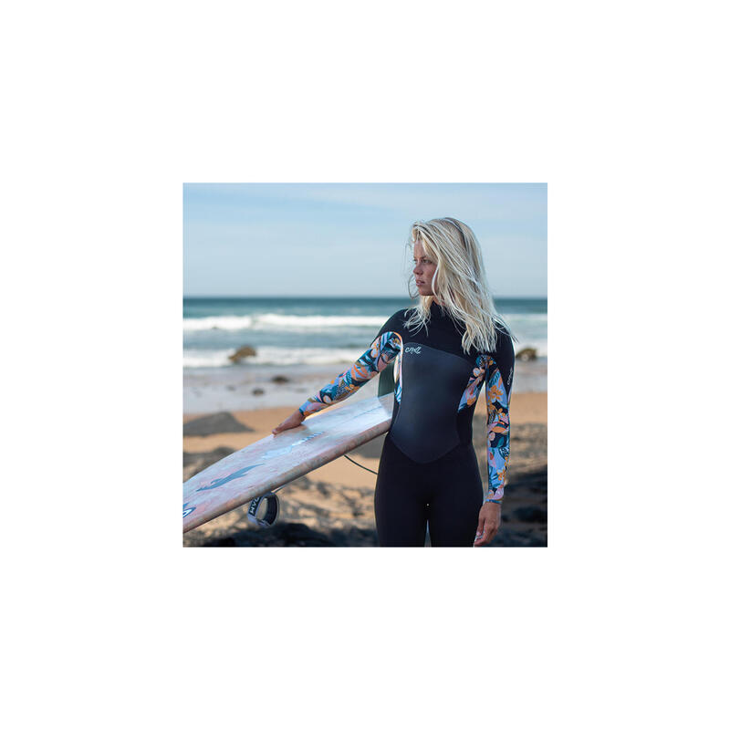 Combinaison de Surf 5/4mm GBS Poitrine Noir - / Demiflor Epic - Femme