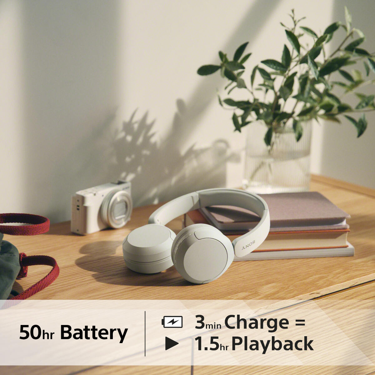 Auriculares inalámbricos Sony WH-CH5207  Bluetooth/ Blancos 4/5