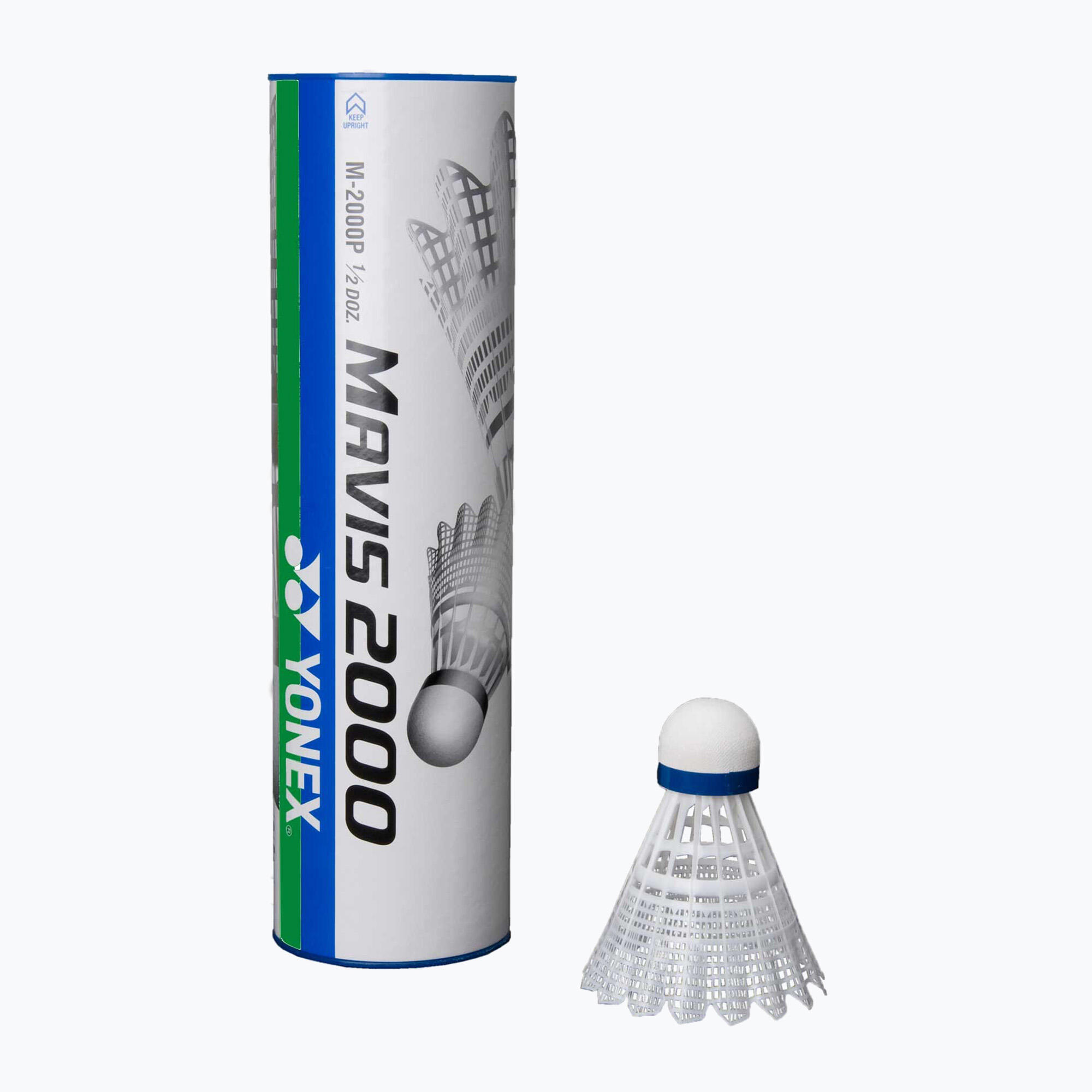 YONEX Mavis 2000 langzame badmintonshuttles 6 stuks. 3/4