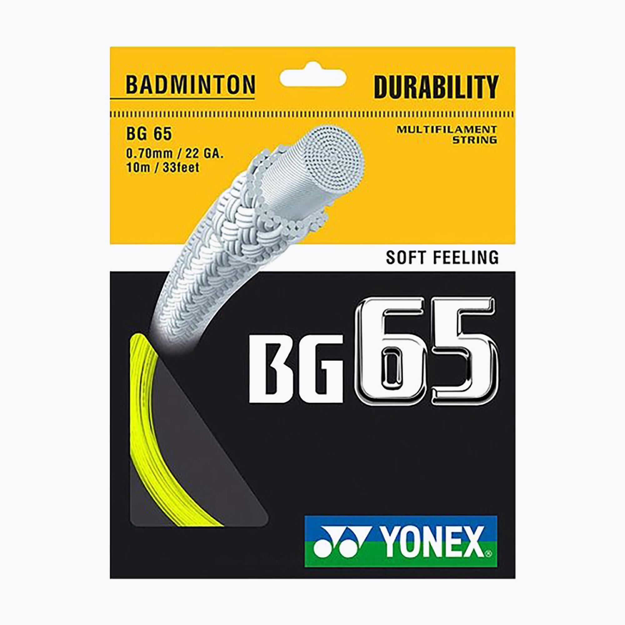 Cordage de badminton YONEX BG 65 Set 10 m 2/2