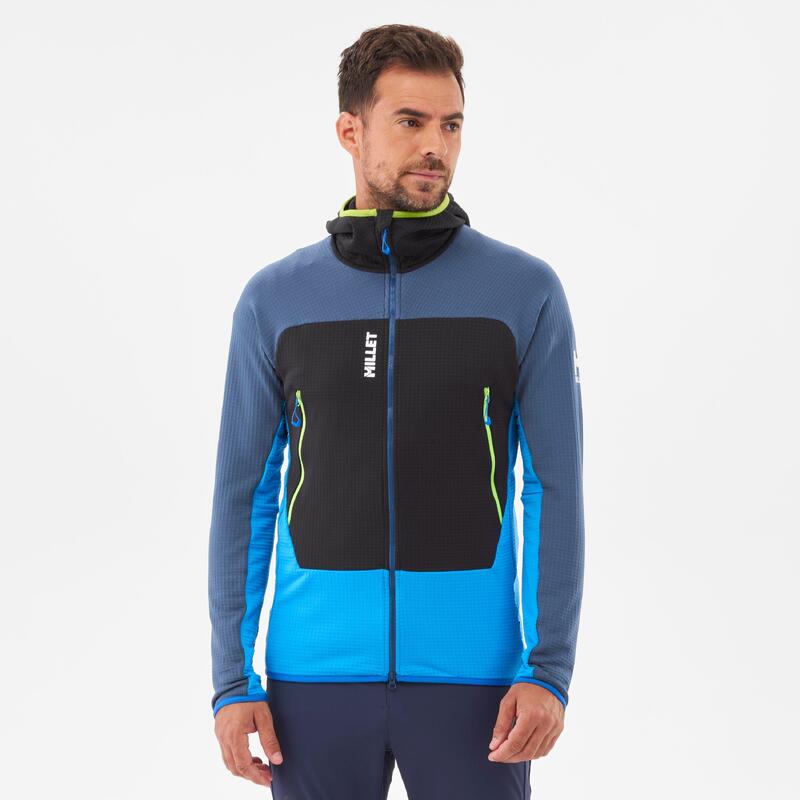 Pile Alpinismo Uomo FUSION GRID HOODIE