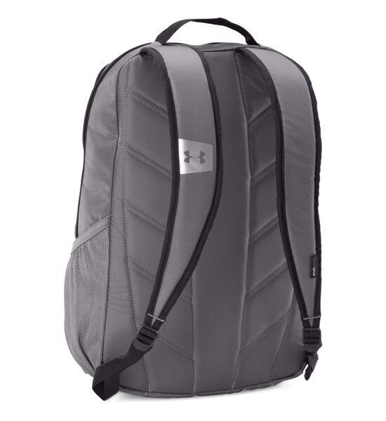 Under Armour Mochila Ua Hustle Unisex Gris/negro 3/4