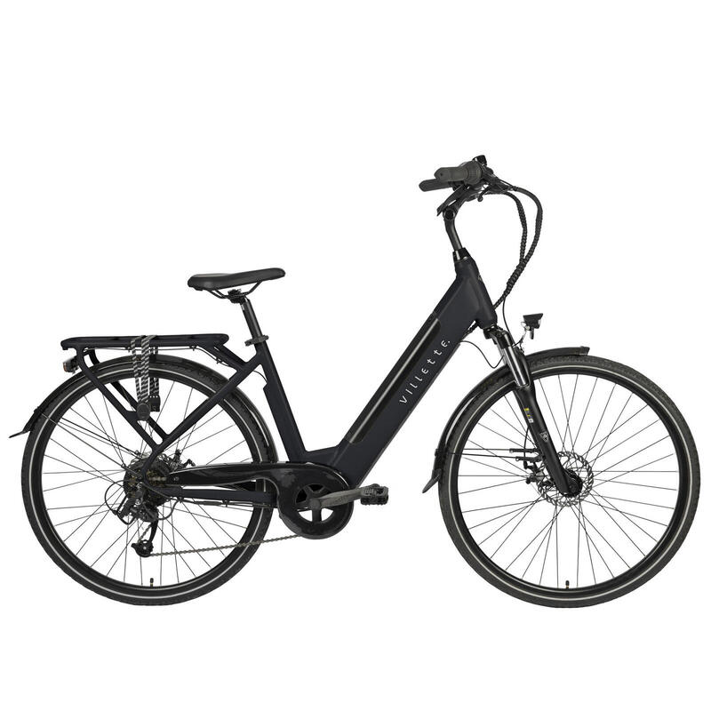 L' Amant, vélo électrique pour femmes, 7sp, 13 Ah, batterie intégrée, noir