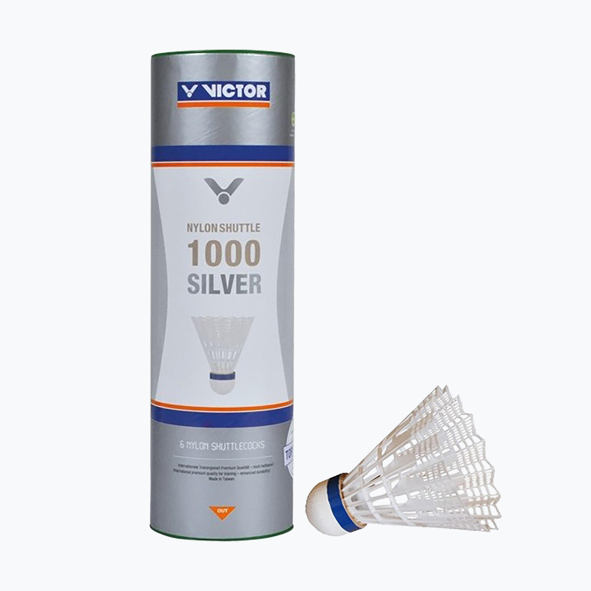 VICTOR Nylonshuttle 1000 badmintonshuttles 4/4
