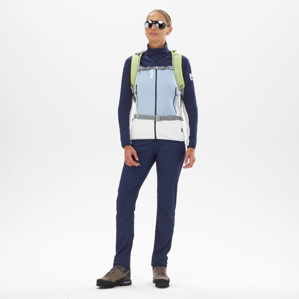 Bluza damska polarowa MILLET W Fusion Grid Jkt szary