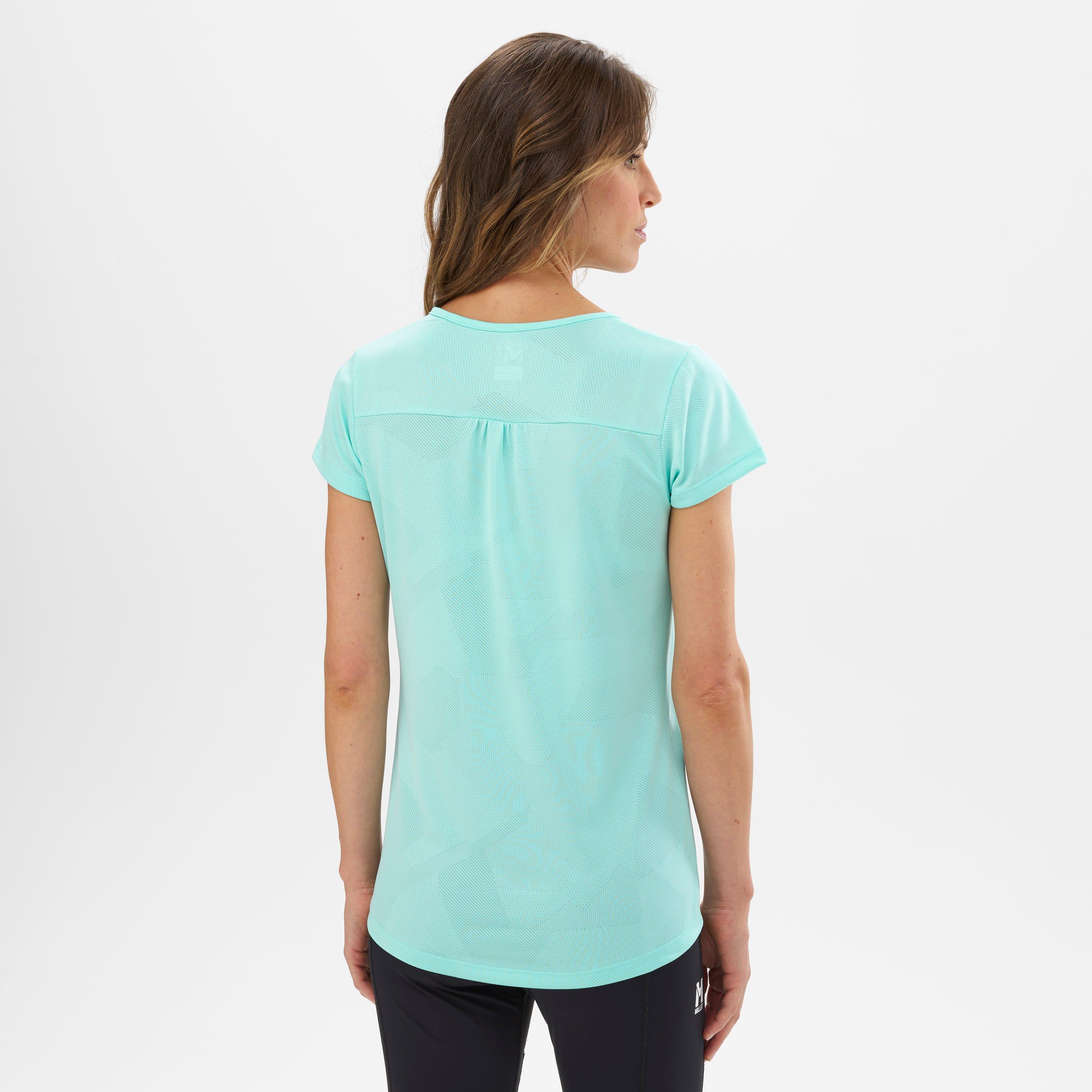 T-Shirt Randonnée Femme HIKING JACQUARD 4/5