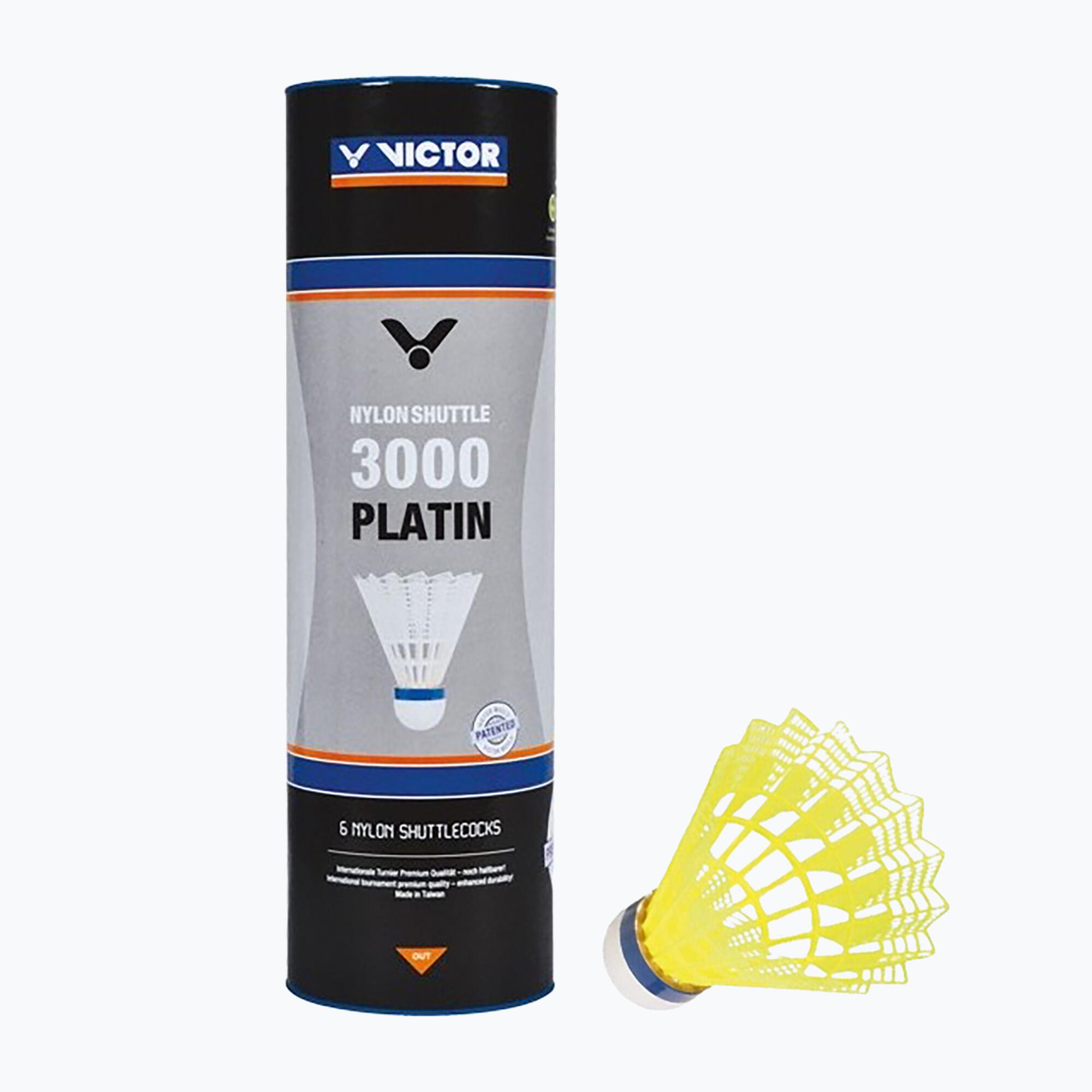 VICTOR Nylon Shuttle 3000 badmintonshuttles 4/4
