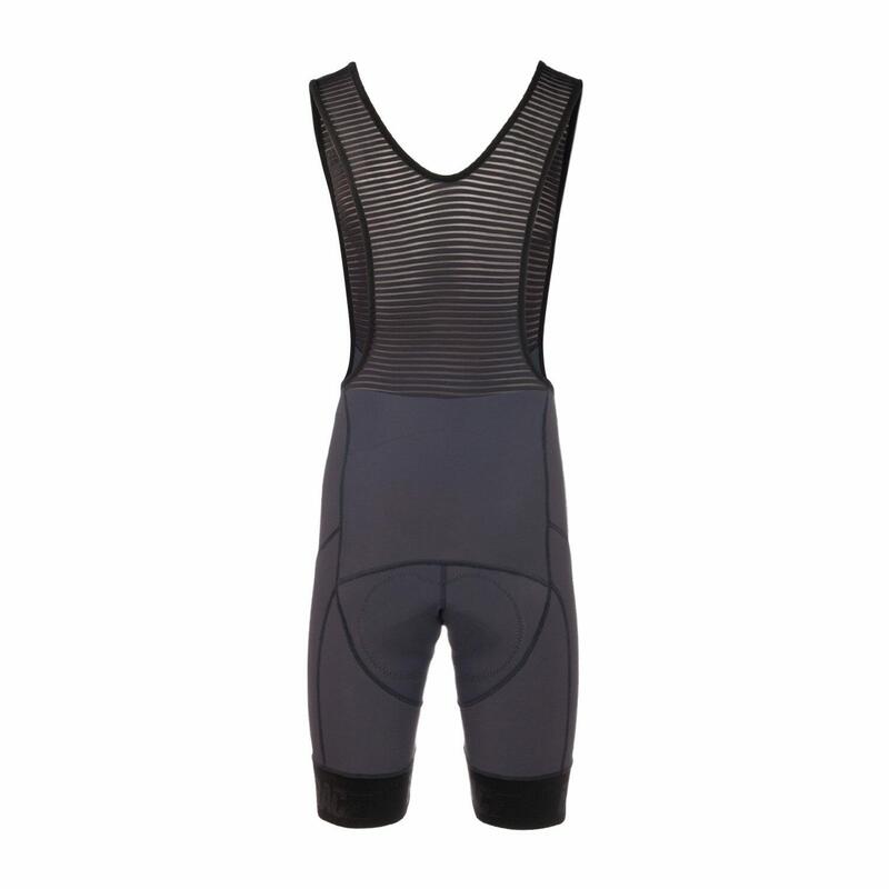 Culotte Ciclismo Hombre Corto Con Tirantes - Gris - Icon