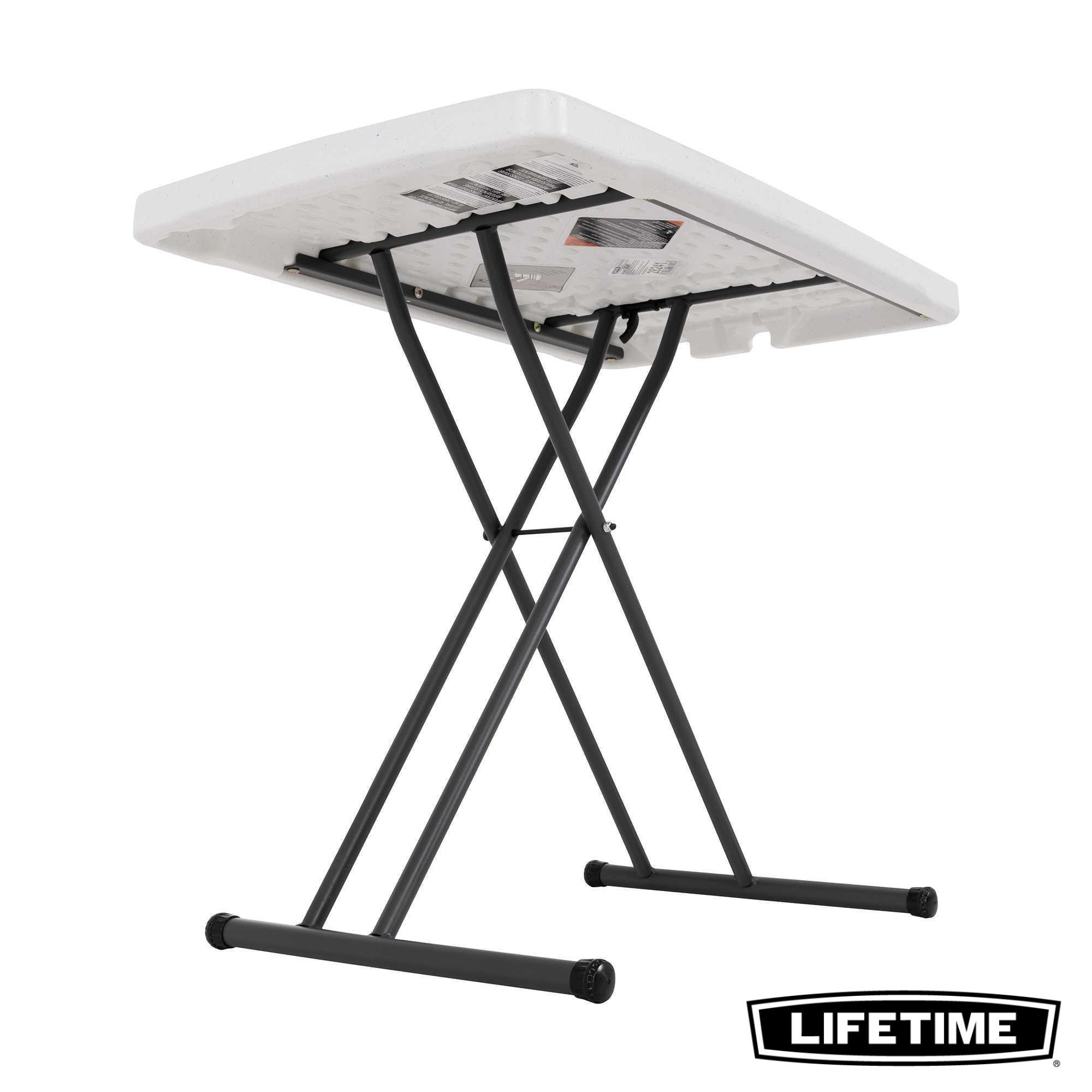 Outdoor Klapptisch Kunststoff klein faltbar Balkon Camping Garten LIFETIME 28241 4/7