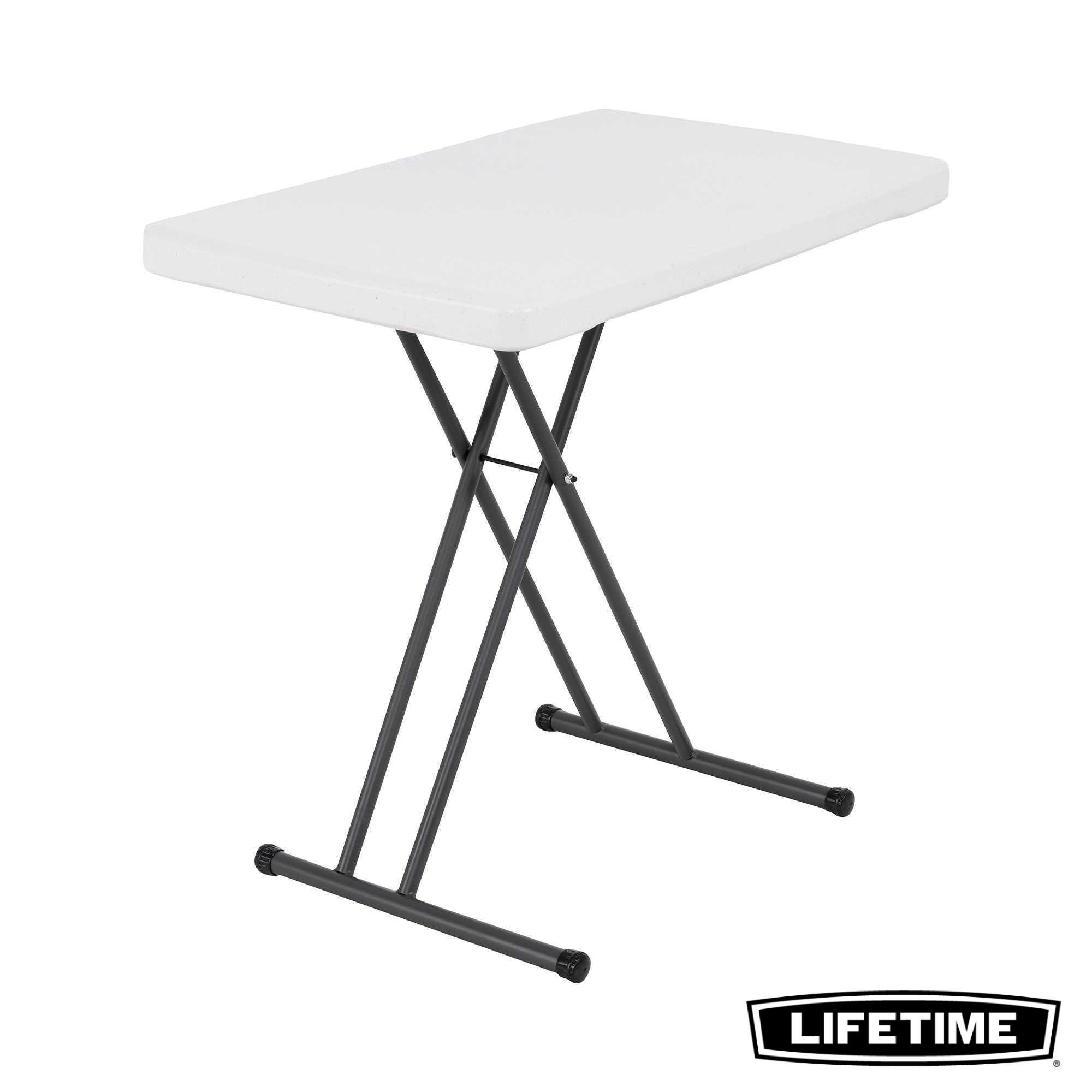 Lifetime - Table Individuelle Ajustable En Hauteur Et Pliante Lifetime #28241 - Table De Camping - Blanc - No Size - Decathlon