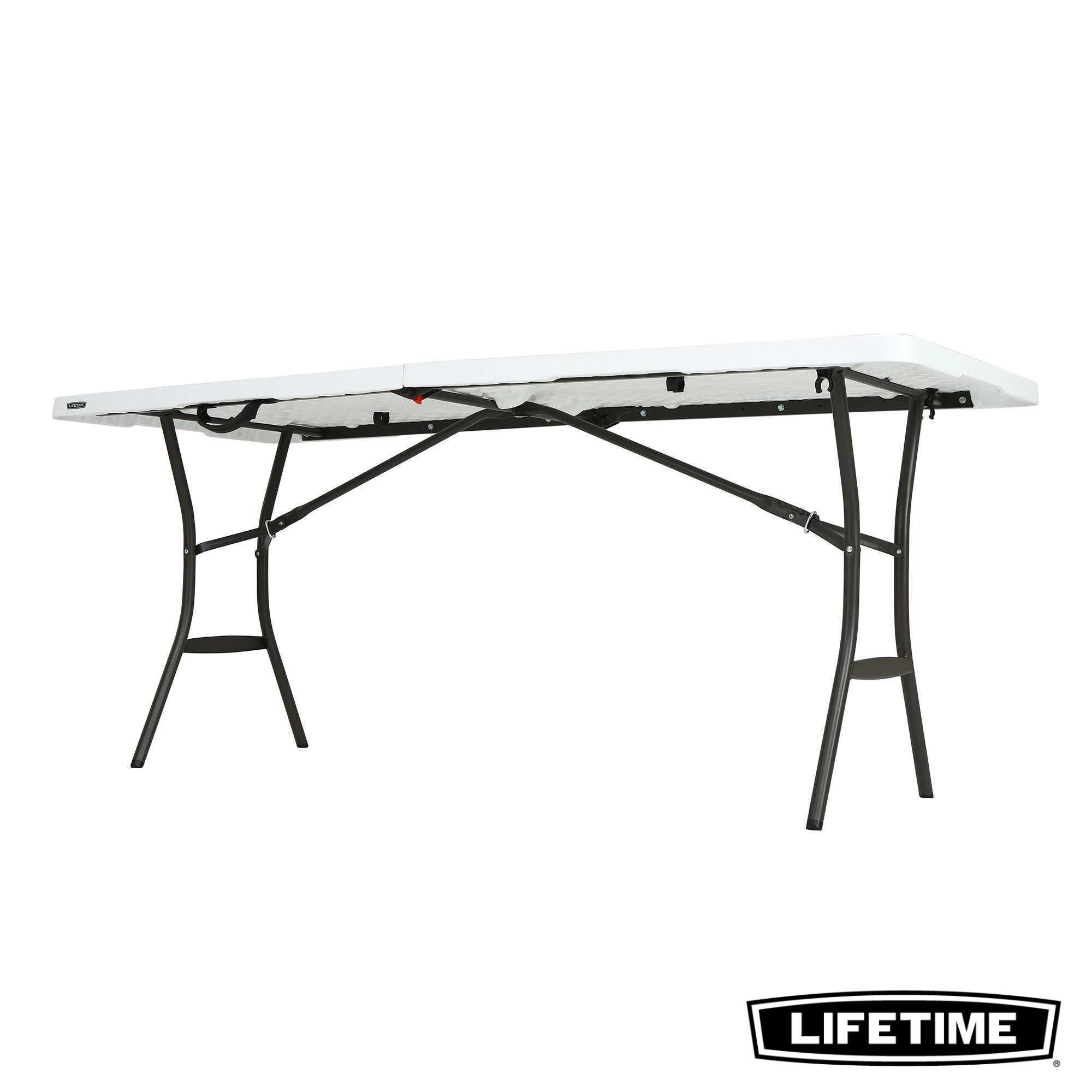 Table Rectangulaire Valise Pliante en deux (183 x 70 cm) LIFETIME #80642 3/5