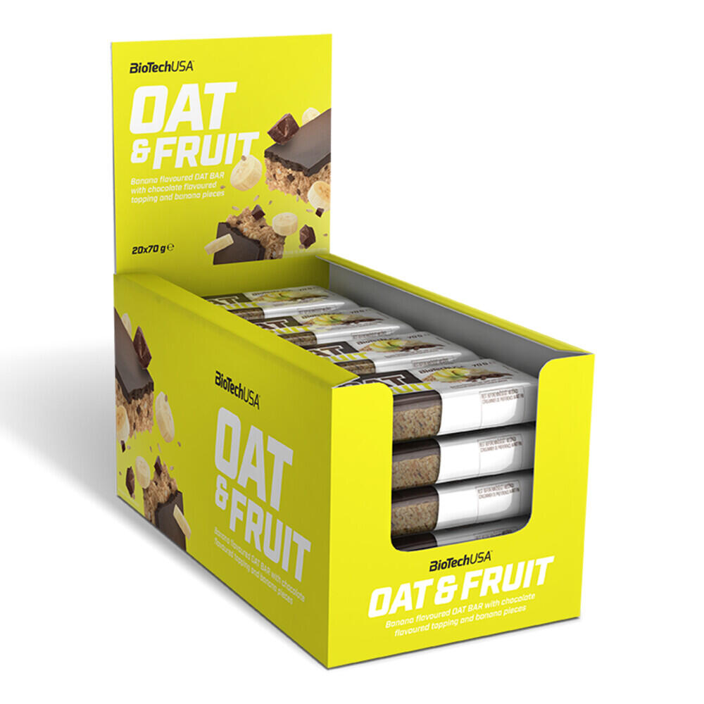 BIOTECHUSA Barrette energetiche - Oat & Fruit - Cioccolato e banana