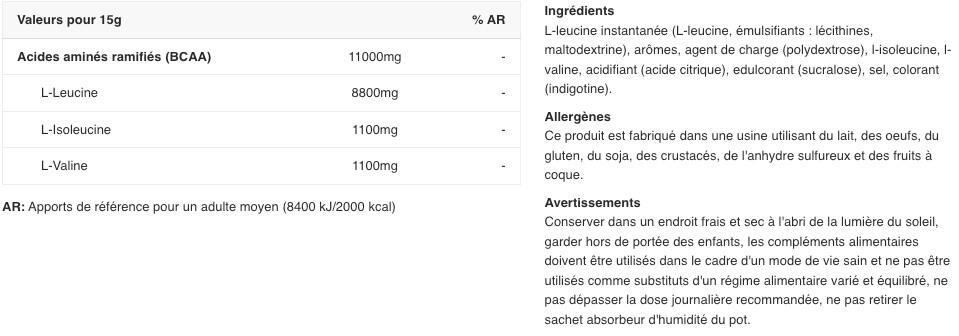 BioTechUSA BCAA 8:1:1 Zero 250 gr 2/7