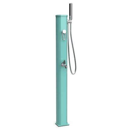 Douche d'extérieur Solaire Jolly Go 20L avec Rince pieds - Aluminium - 120 cm