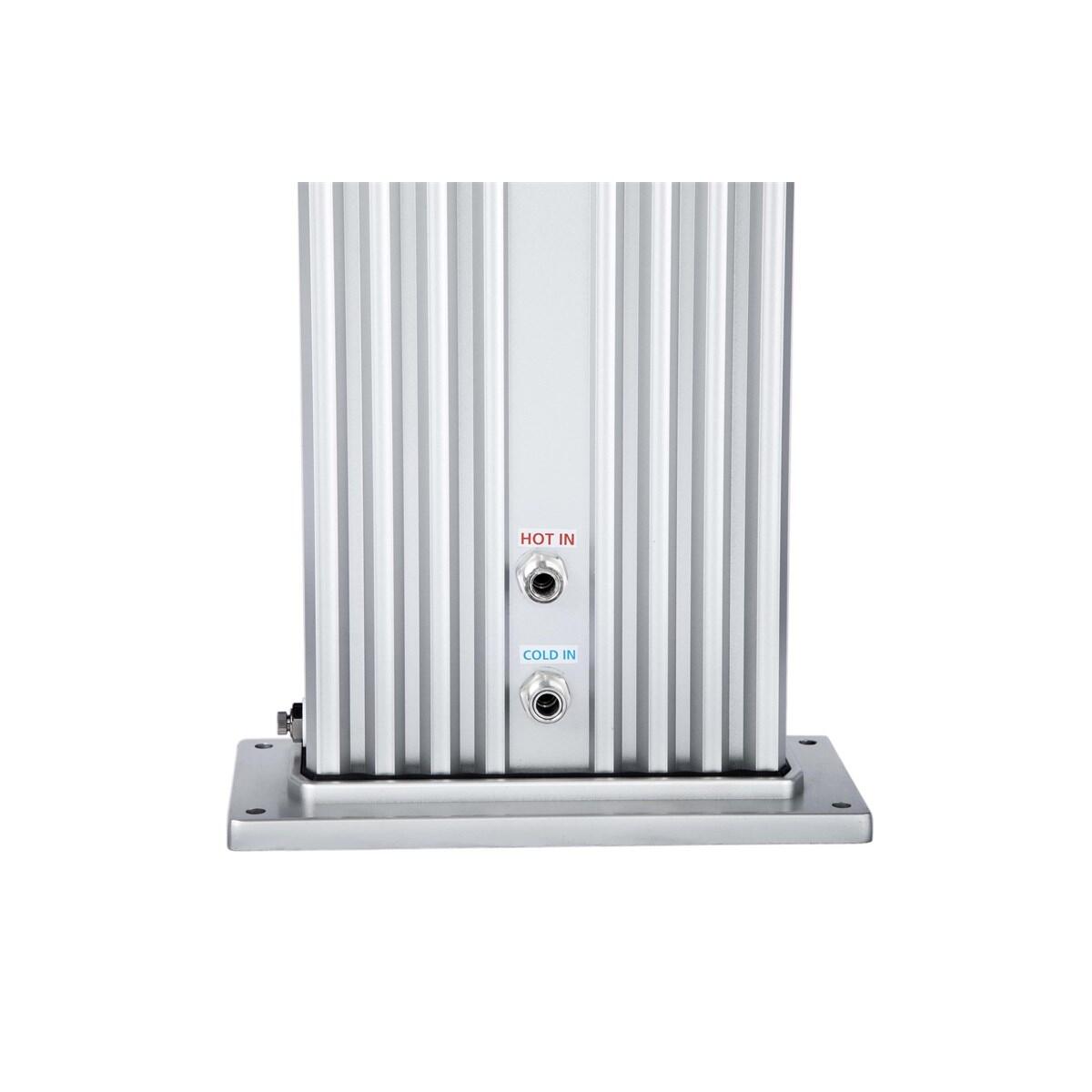 Doccia Ibrida Esterna Dada Straight 40L con Pediluvio - Alluminio - 228 cm 7/7