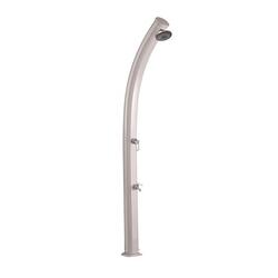 Douche d'extérieur Solaire Jolly 33L avec Rince pieds - Aluminium - 233 cm