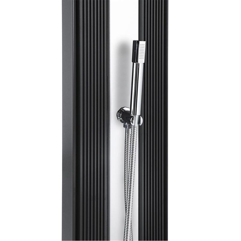 Dus hibrid exterior Dada Straight 40L cu duș de picioare - Aluminiu -228 cm