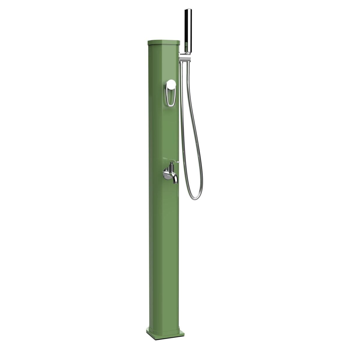 FORMIDRA Douche buiten Zon Jolly Go 20L met Voetenspoel - Aluminium - 120 cm