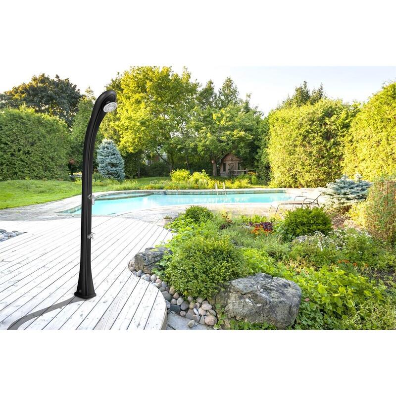 Dus solar exterior So Happy 28L cu duș de picioare - PEHD - 228 cm