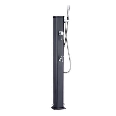 Douche buiten zon jolly go 20l met voetenspoel - aluminium - 120 cm