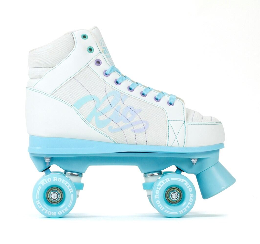 RIO ROLLER Roller Quad Lumina Blanc Bleu 2/4