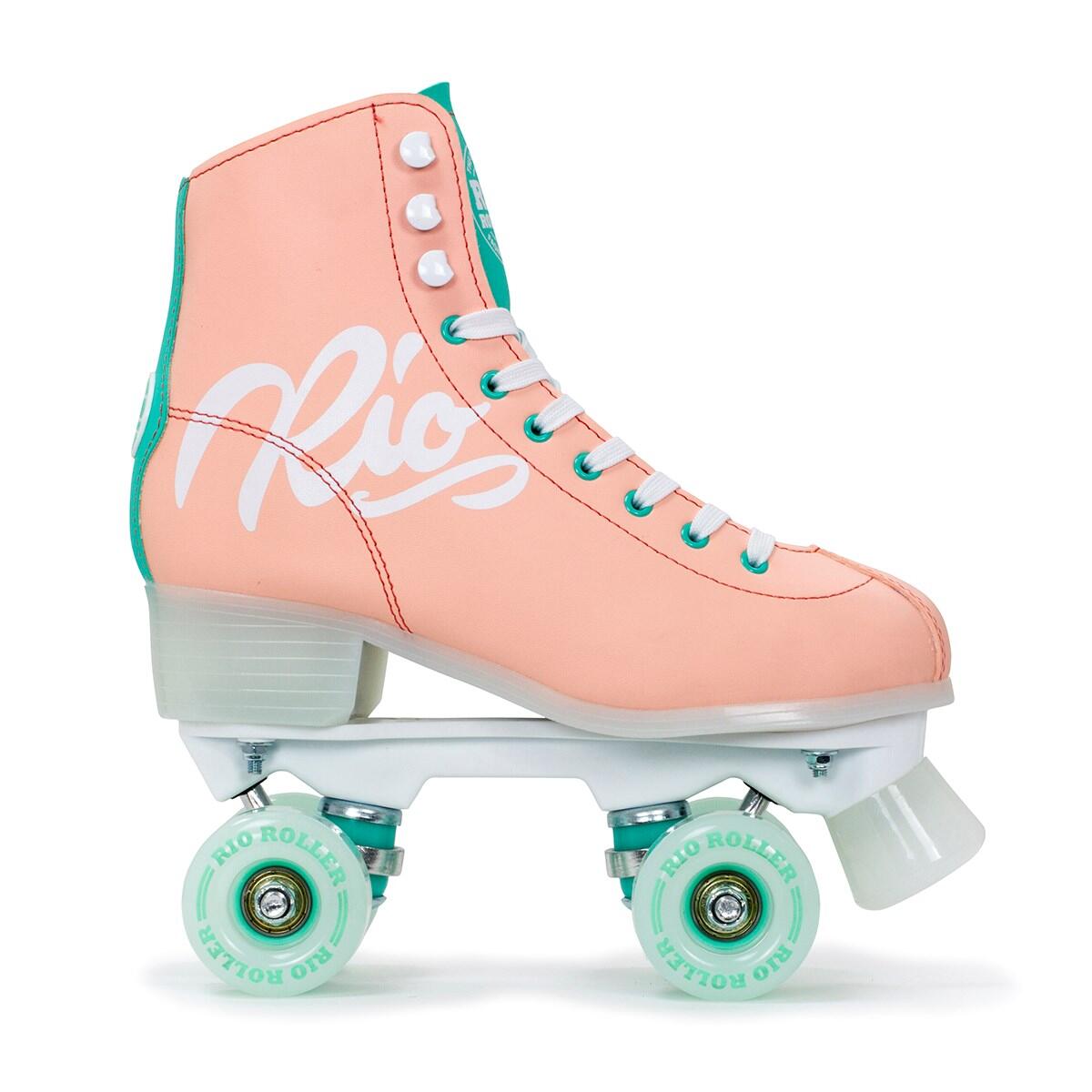 Rolki Dzieci Rio Roller Script Brzoskwiniowe Wrotki - Peach - 37