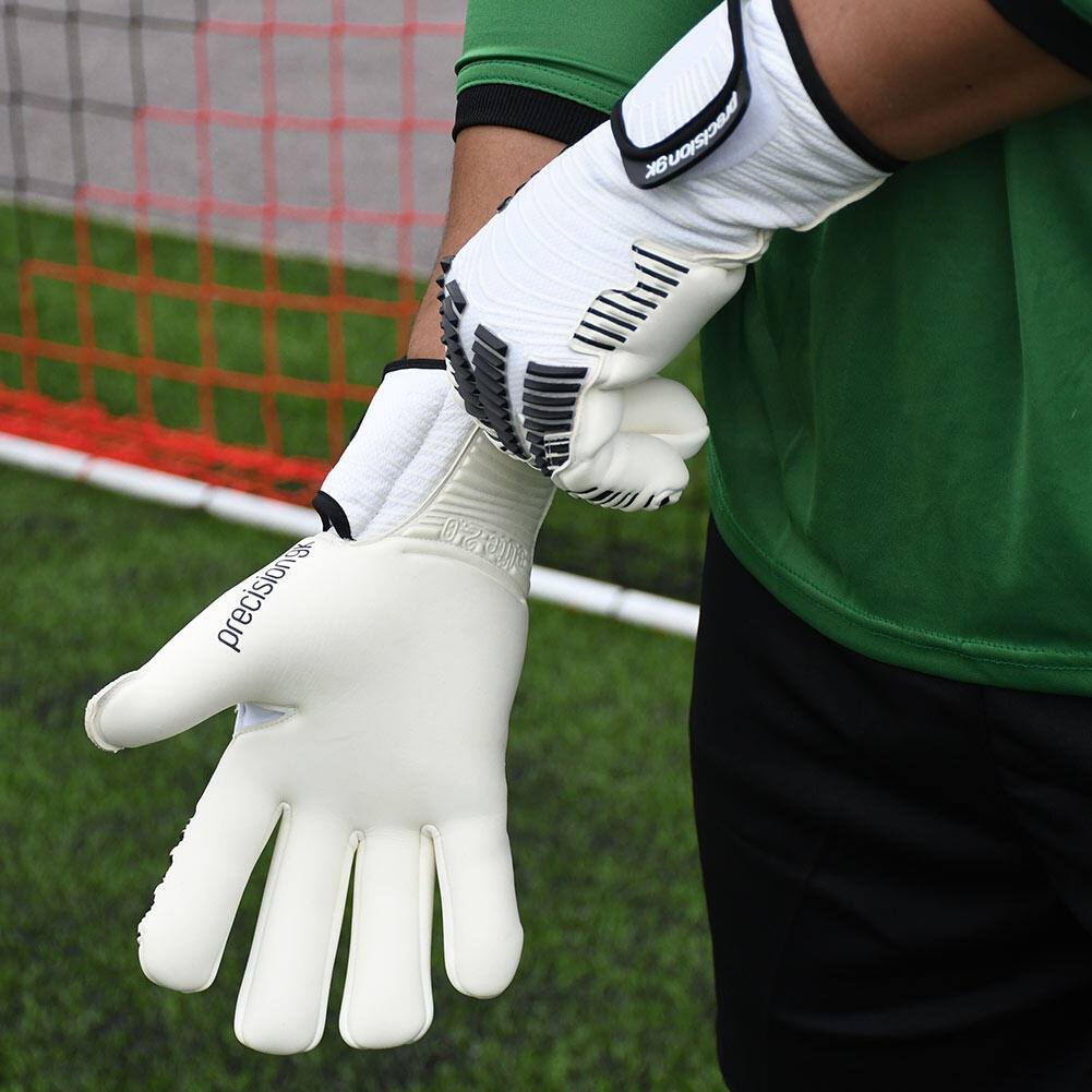 Gants De Gardien PRECISION GK Elite 2.0 Contact – Paire – Latex – Turquoise/Orange – Taille Adulte Unisexe