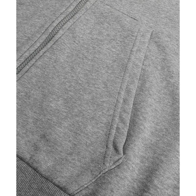 Essentials Small Logo hoodie met rits voor heren PUMA Medium Gray Heather