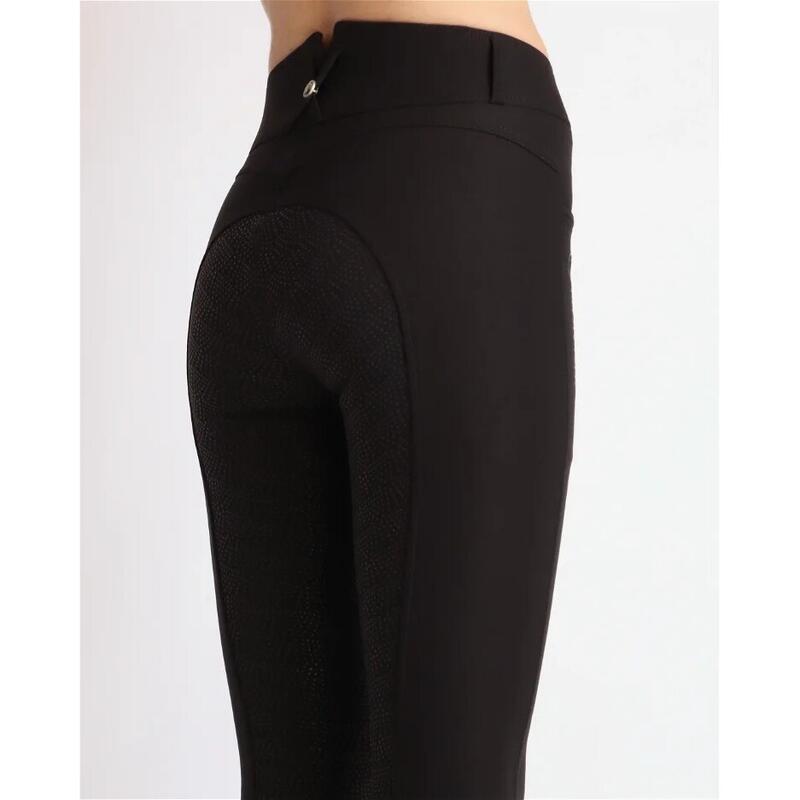 Pantalon d'équitation Highwaist 2.0 Megan fond silicone Montar Noir