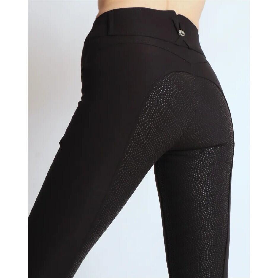 Pantalon d'équitation Highwaist 2.0 Megan fond silicone Montar Noir 5/6